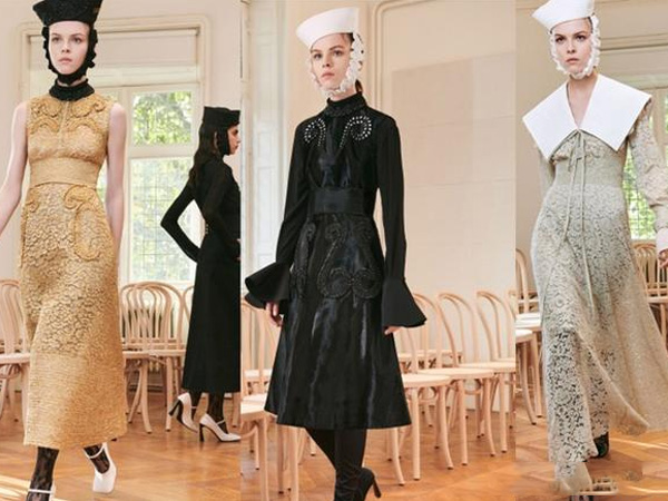Patou 2021 spring and summer, the details are exaggerated, the style is relatively simple, and the temperament should be elegant